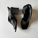Twisted Sigerson Morrison Lenny  Slingback Leather Sandals Black Women's 8.5 Photo 4