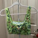 Anthropologie Daily Practice by  Printed Square-Neck Bralette Photo 5