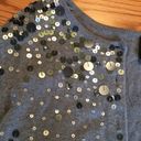 Relativity Gray sequin cardigan Photo 1