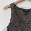 Karen Kane NWT  Sparkly Tight Knit Tank Top Sleeveless Rayon Polyester Metallic M Photo 2