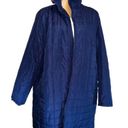 Woman Within  blue quilted zip up lightweight jacket with side pockets! N… Photo 0