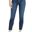 Alice + Olivia AO.LA  Good High-Rise Exposed-Button Skinny Jeans Size 28 Photo 0