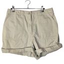 Jones New York  Sport Vintage Khaki High Rise Utility Safari Shorts 14 Photo 0