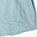 Sweaty Betty  Women’s Vneck Short Sleeve Slub Knit Mint Green Tshirt size small Photo 2