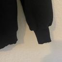 Good American  Good Sweats The Cold Off Should Sweatshirt In Black Size 2/M Photo 4