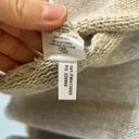 Tommy Bahama  Cardigan Women's M Knit Linen Blend Open Front Beige Short Sleeves Photo 4