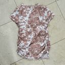 Isabel Maternity  Like New Pink White Cotton Tshirt Sz Medium Photo 4