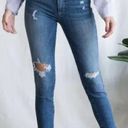 Sneak Peak Sneak Peek Mid Rise Distressed Skinny Raw Hem Denim Jeans Photo 0