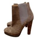 Ralph Lauren  Purple Label Suede Chelsea Heel Boots Brown Women’s Size 10 40 Photo 0