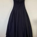 House Of CB  'Lady' Black Strapless Midi Dress NWOT size  XS Photo 4