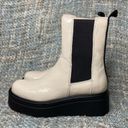 Vagabond  Shoemakers Tara Patent Leather Platform Boot in Plaster Photo 1
