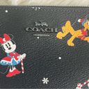 Coach Disney x  Corner Zip Holiday Print Wristlet Photo 2