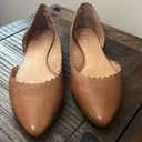 Jack Rogers  Scalloped Flats Leather Size 9 Photo 2