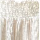 C&C California C & C CALIFORNIA White Gauze High Rise Smocked Waist Shorts ~ Women's MEDIUM Photo 2