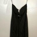 Jump Apparel Vintage Black Shimmer Embellished Strapless 90s Y2K Mini Dress Photo 0