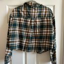 American Eagle AE Cropped Flannel Photo 2