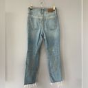 Madewell  the Perfect Vintage Crop Distressed Jeans in Rosabelle Wash Size 26 Photo 5