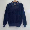 Sweaty Betty NWT  Faux Shearling Quarter Zip Pullover Photo 6