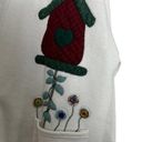 Coastal Grandma Oversized Cardigan Sweatshirt With Novelty Bird Print XL Photo 5