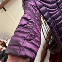 Bernardo 90% Goosedown Jacket Pockets Puffy Purple Size Small Photo 2