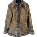 Dennis Basso  Faux Fur Collar Lined Winter Jacket Photo 0
