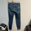 frame denim FRAME Le Skinny de Jeanne Distressed Medium Wash Jean Photo 5