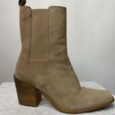 Krass&co Thursday Boot  Soho Heeled Chelsea Boots Women's 8 Sand Tan Suede Classic Photo 4