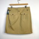 Ralph Lauren LRL Tan Khaki Safari Cargo Classic Utility Skirt women 14P 14 P new Photo 4