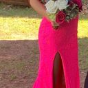 La Femme Pink Long Prom Dress Photo 1