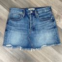 Madewell Rigid Denim Relaxed Jean Mini Skirt Blue 25 Photo 1