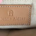 Etienne Aigner Vintage  Basket Weave Plaid Tote Photo 3