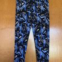 Sweaty Betty Power UltraSculpt High-Waisted 7/8 Leggings Blue Linear Shadow Photo 5