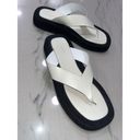 The Row  Ginza Thong Sandals in Natural & Black 36.5 With Box Womens Flip Flops Photo 5