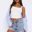 White Fox Boutique On Vacay Denim Shorts Blue Photo 6