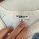 Grayson Threads 🦋  Choose Happy Tie Dye Crew Neck Sweatshirt XL Photo 2