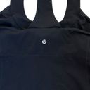 Lululemon  Flow Y Black Built-in Bra Athletic Tank Top Womens Size 10 Photo 3