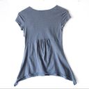 Romeo + Juliet Couture  Blue Tee Shirt Top Photo 3