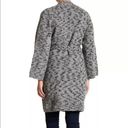 Vince  Marled Wool Blend Belted Gray Coat Photo 8