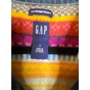 Gap  Denim Trucker Jean Jacket Rainbow Southwestern Wool Lining Sz Small Vintage Photo 5