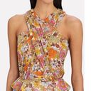 Veronica Beard NEW  Kailani Cross Front Graden Floral Chiffon Top in Multi Photo 0