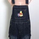 Disney  Pooh Bear Piglet Denim Overalls Embroidered Photo 0