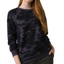 prAna  Cozy Up Sweatshirt in Nautical Camo size XS NWT Photo 0