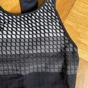 Koral  high neck jacquard hip length workout tank with built in bra XS EUC Photo 2