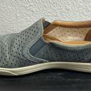 Daisy Hotter  Women's Blue Gray Perforated Slip On Comfort Sneaker Shoe Size 8.5 Photo 8