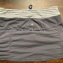 Lululemon  grey stripped skort women's 8 Photo 1