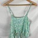 Abound 4/$25 NWT  ruched front spaghetti strap blouse blue Photo 3