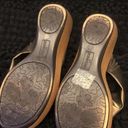 st. john's bay St John’s Bay copper metallic wedge slip on sandals Photo 5