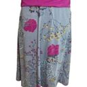 Patagonia  Crossover Dress Womens  Grey Floral Plum Floral  Size large Photo 2