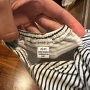 American Eagle Black and White Striped Dress Photo 2