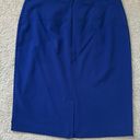 New York & Co. Blue Pencil Skirt Photo 3